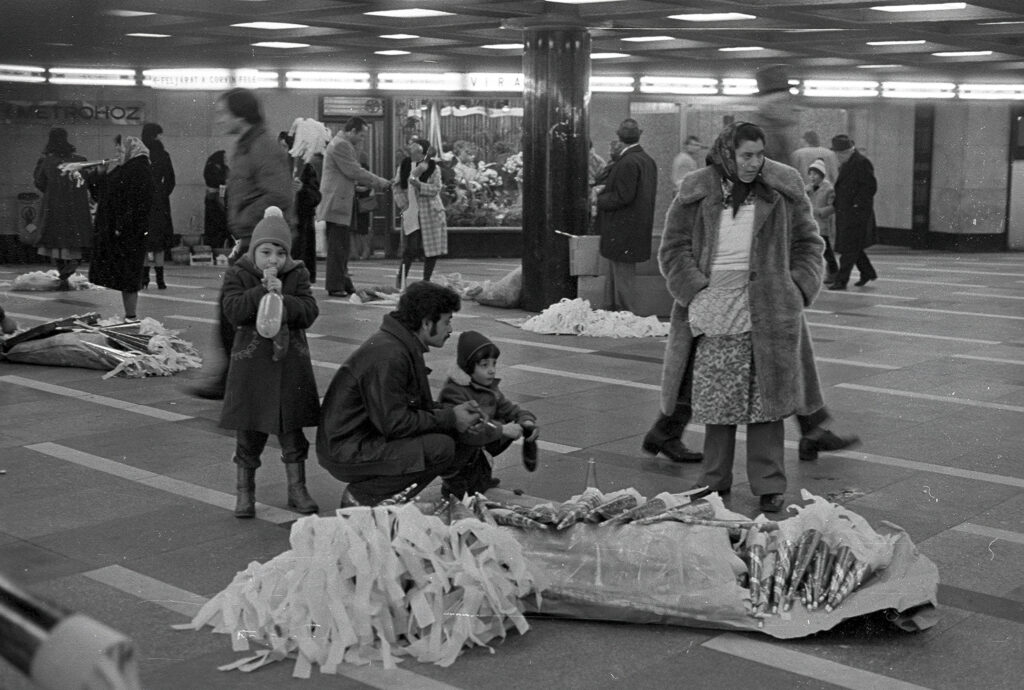 Blaha Lujza téri aluljáró, 1983. Fortepan / Kriss Géza