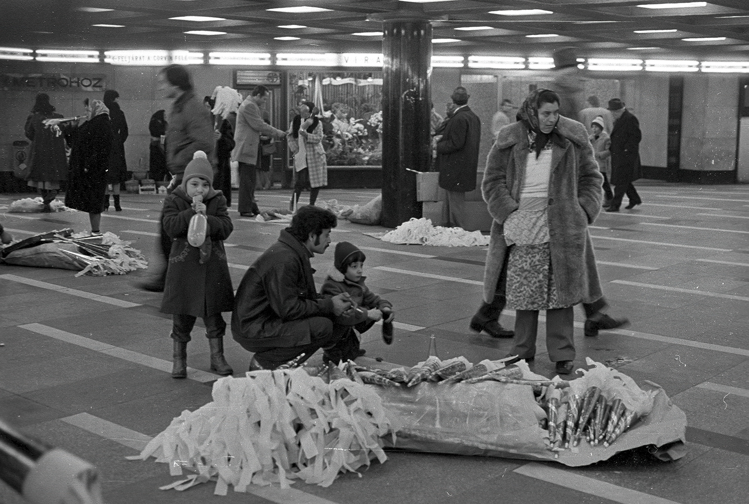Blaha Lujza téri aluljáró, 1983. Fortepan / Kriss Géza
